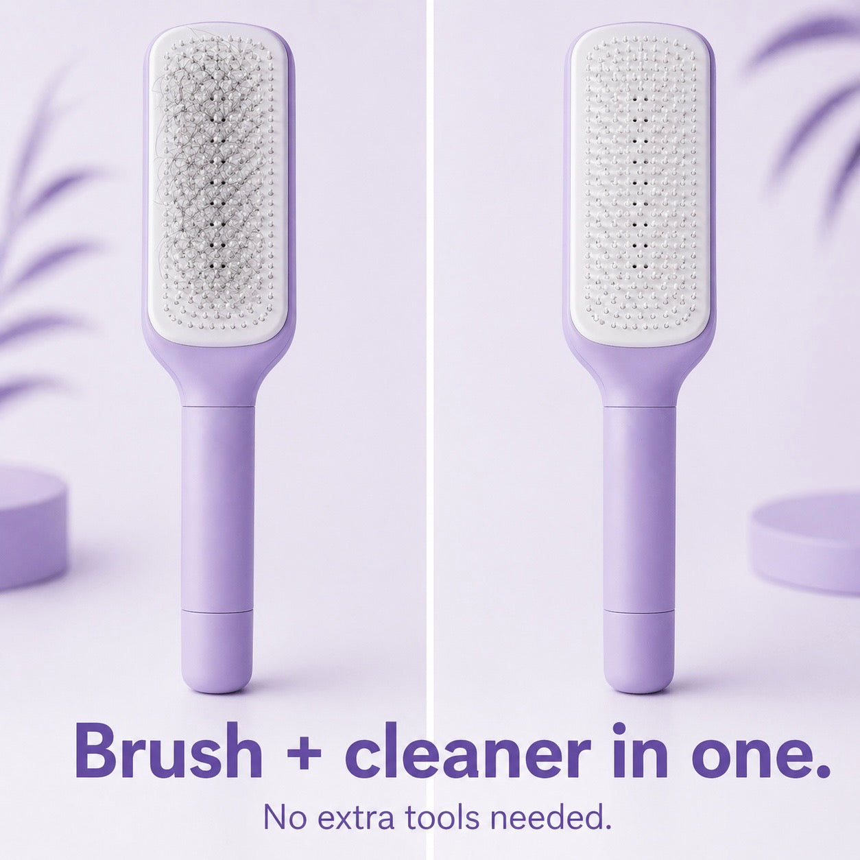 Self Cleaning Hair Brush