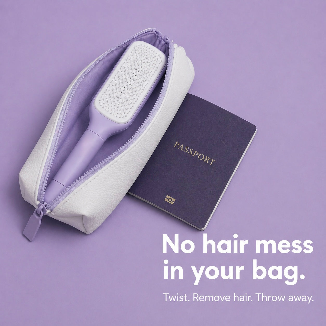Self Cleaning Hair Brush